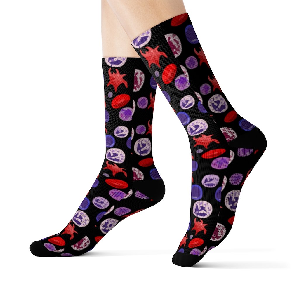 Science Socks! Blood cells Pattern – My Science Boutique