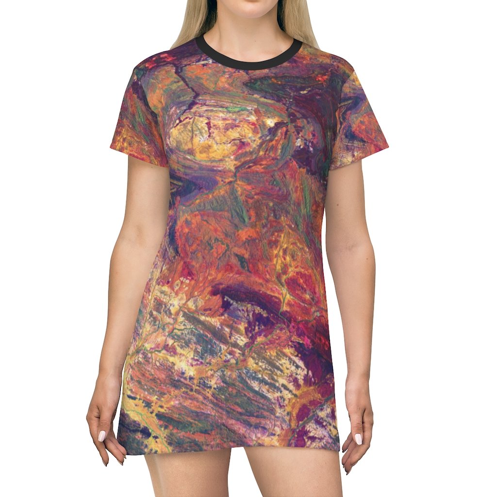 Rocklea Dome Earth Day Special Women’s Day T-Shirt Dress – My Science ...